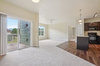 Open floor plans available 1-, 2-, and 3-bedrooms